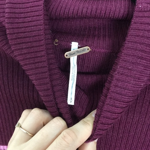 Free People | Aspen Striped Turtleneck Sweater Sm - Picture 6 of 7